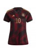 Duitsland Serge Gnabry #10 Voetbaltruitje Uit tenue Dames WK 2022 Korte Mouw